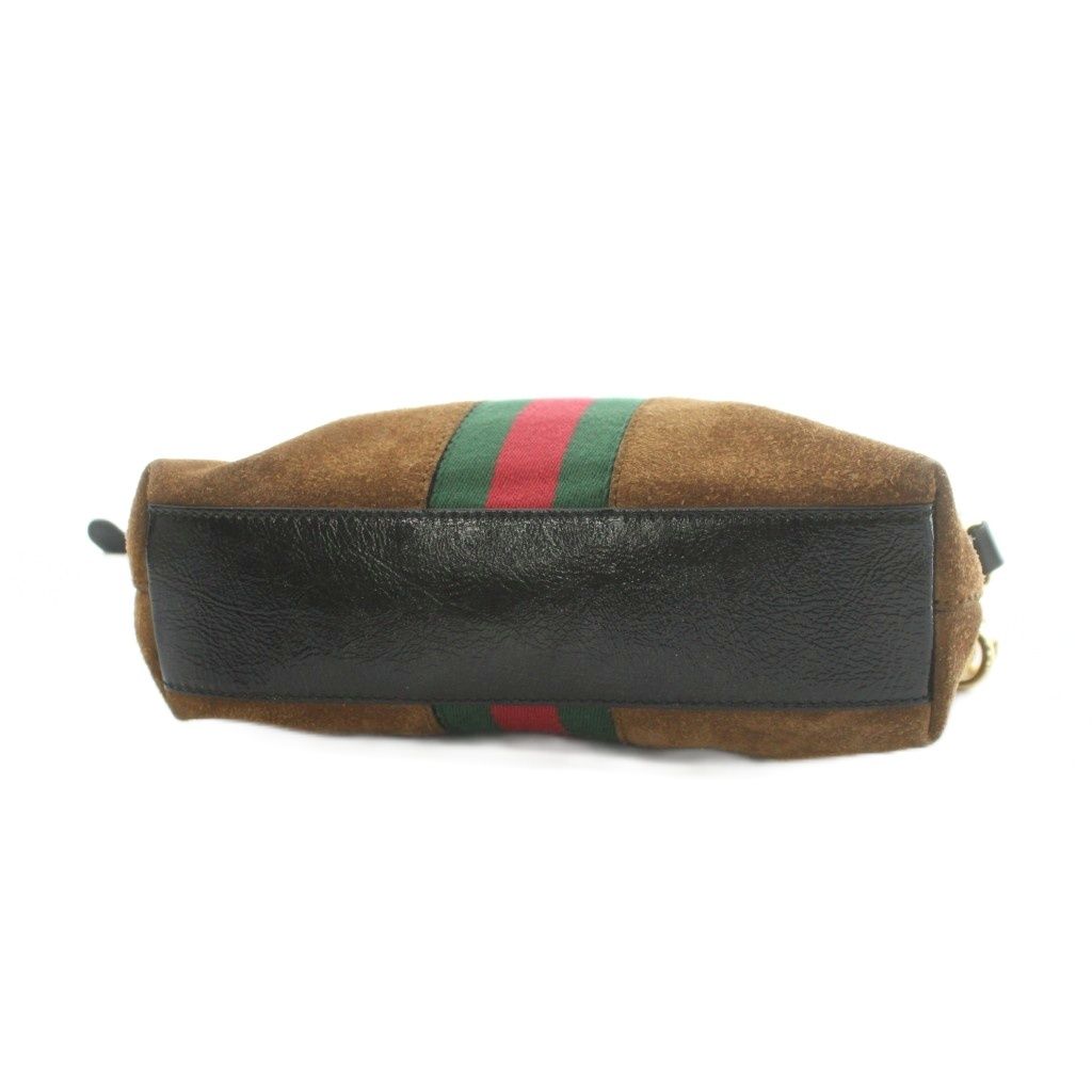 Gucci Ophidia Shoulder Bag Suede Leather Brown OH — view 4