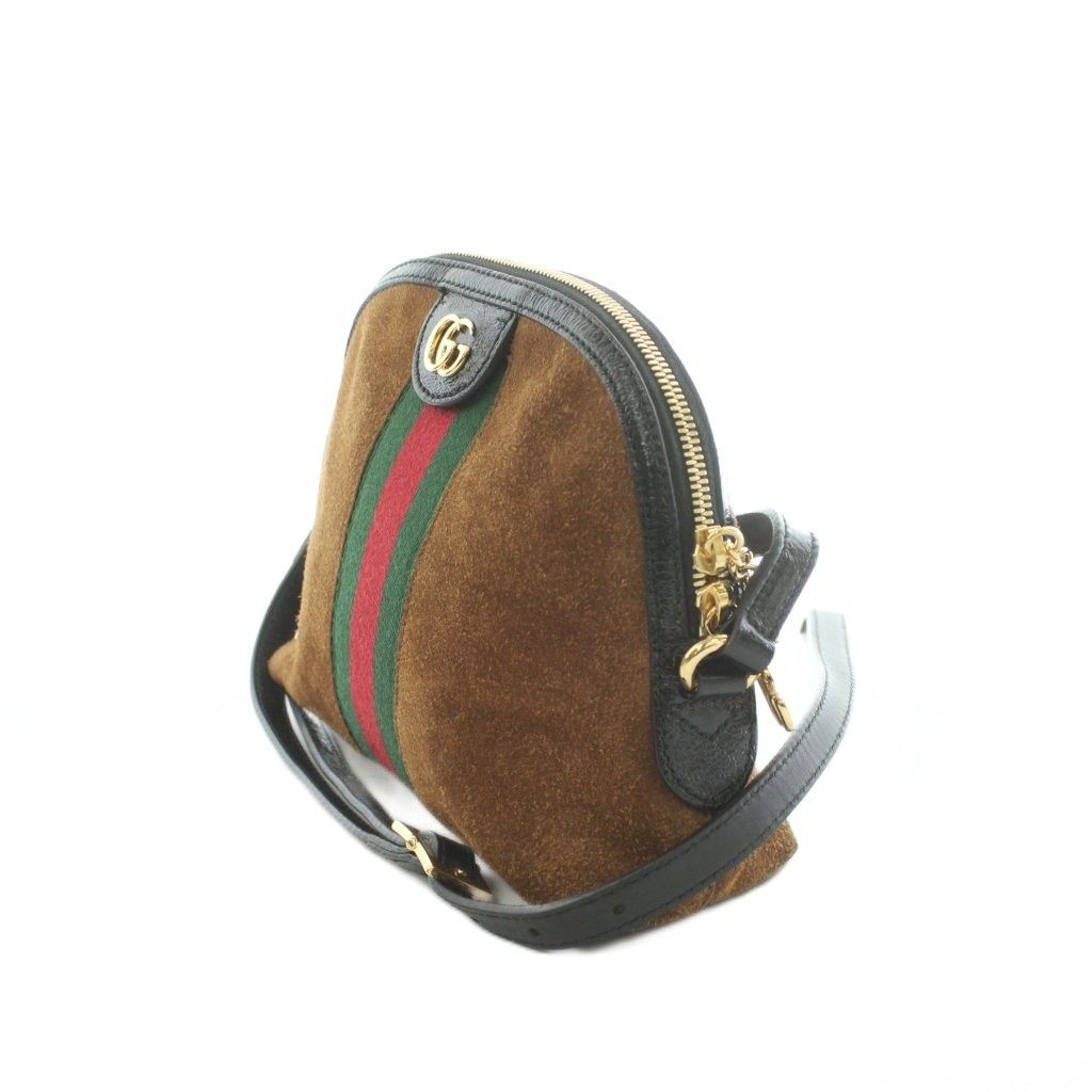 Gucci Ophidia Shoulder Bag Suede Leather Brown OH — view 3