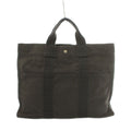 Hermes Her Line MM Tote Canvas Dark Gray