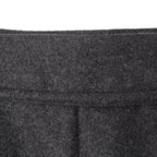 Chanel Wool CC Logo Alpaca Skirt Gray 34 — view 4