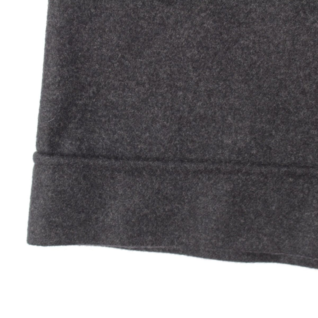 Chanel Wool CC Logo Alpaca Skirt Gray 34 — view 5