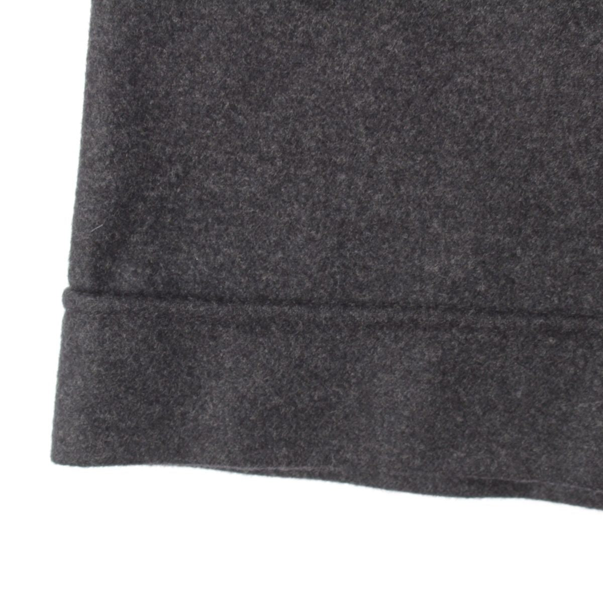 Chanel Wool CC Logo Alpaca Skirt Gray 34 — view 5