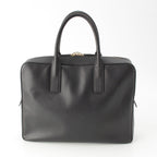 Saint Laurent Classic Museum Flat Leather Briefcase Black — view 4