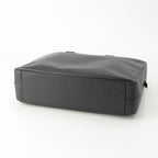 Saint Laurent Classic Museum Flat Leather Briefcase Black — view 5