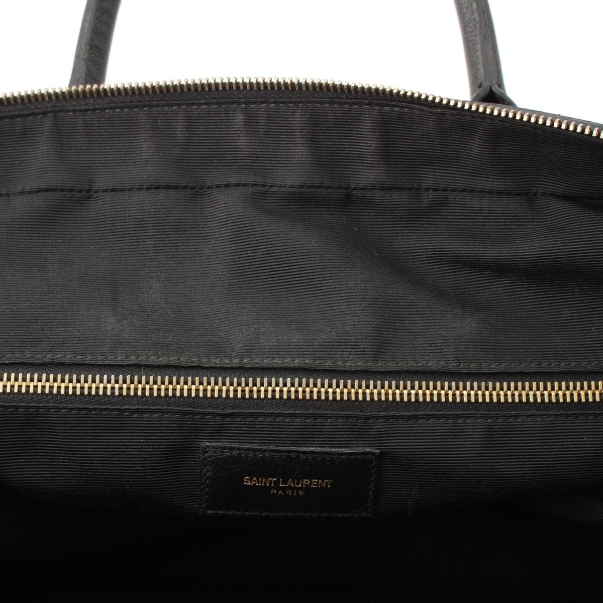 Saint Laurent Classic Museum Flat Leather Briefcase Black — view 7