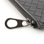 Bottega Veneta Leather Intrecciato Fragment Case Card Black — view 7
