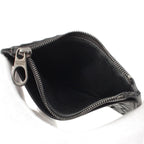Bottega Veneta Leather Intrecciato Fragment Case Card Black — view 4