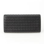 Bottega Veneta Intrecciato Leather Wallet Billfold Black — view 2