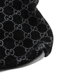 Gucci Shoulder Bag GG Pattern Suede Black 001 YM OH — view 7