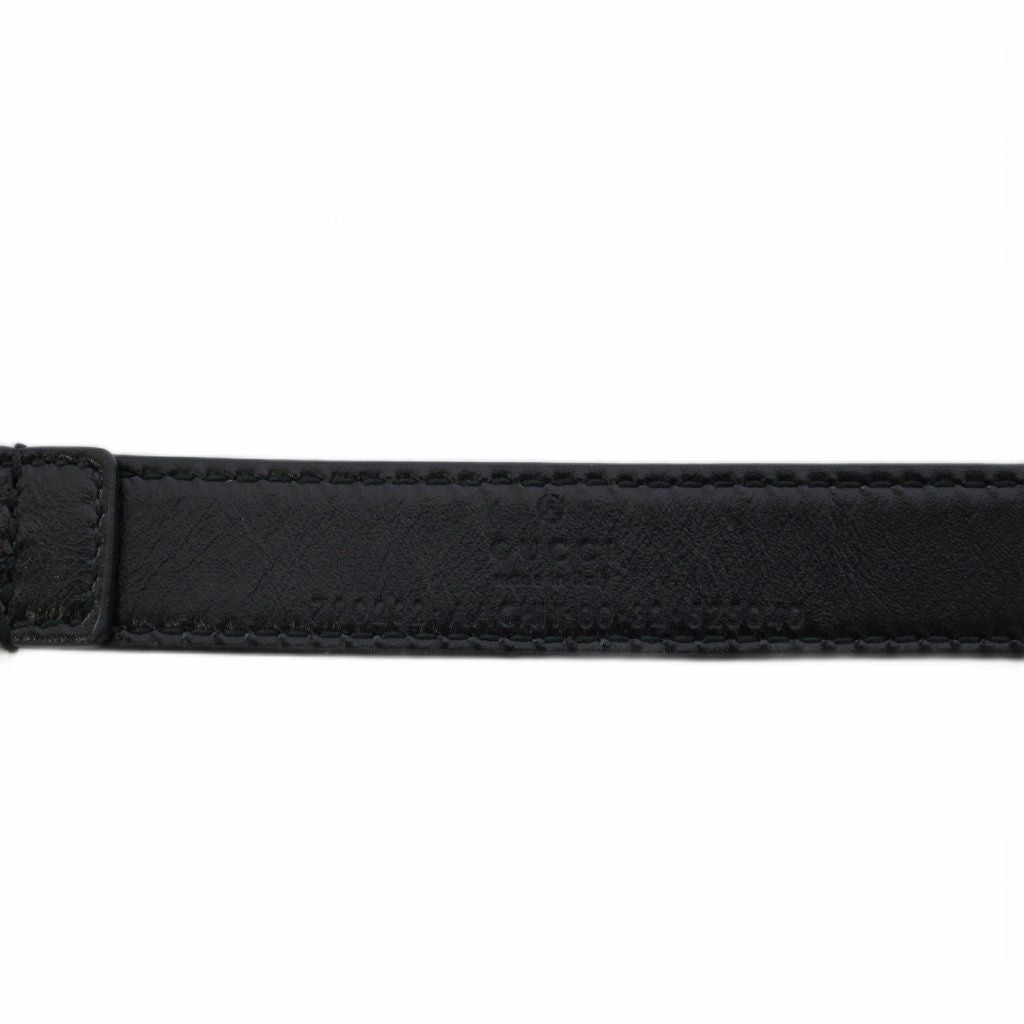Gucci Double Buckle Belt Leather Black — view 2