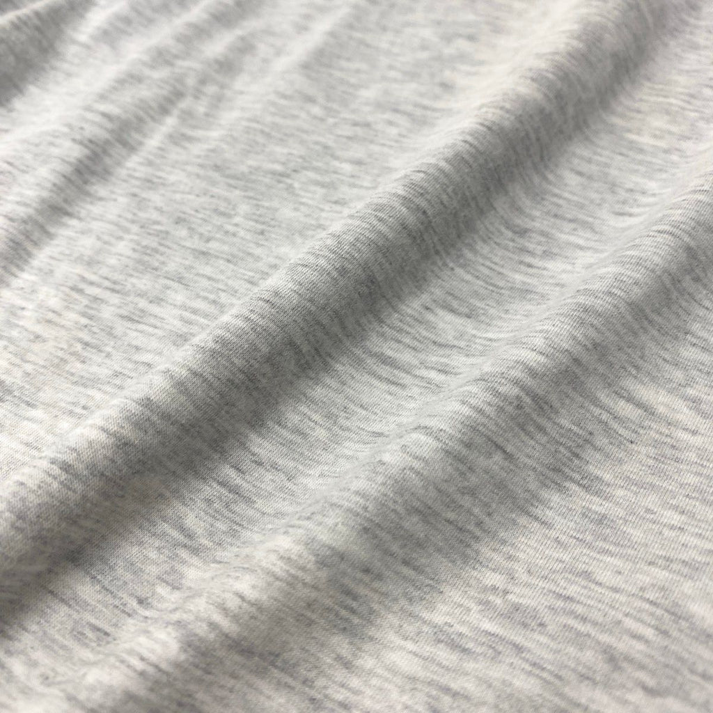 Hermes Print T-Shirt Crew Neck Top Botanical Pattern 36 Light Gray Cotton — view 7