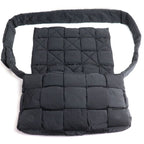 Bottega Veneta Maxi Intrecciato Padded Tech Cassette Shoulder Bag Black — view 4