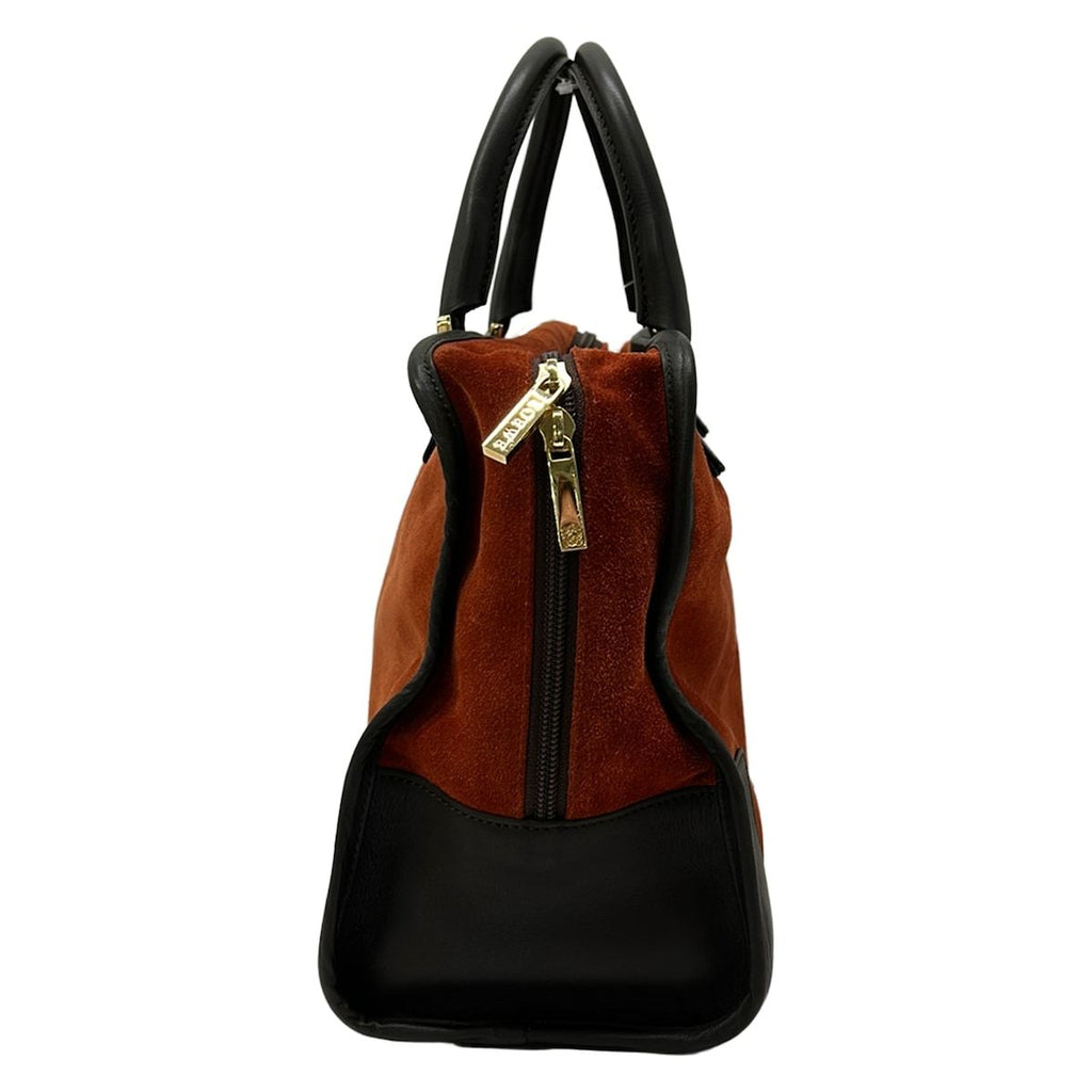 Loewe Handbag Amazona Brown Dark Leather — view 4