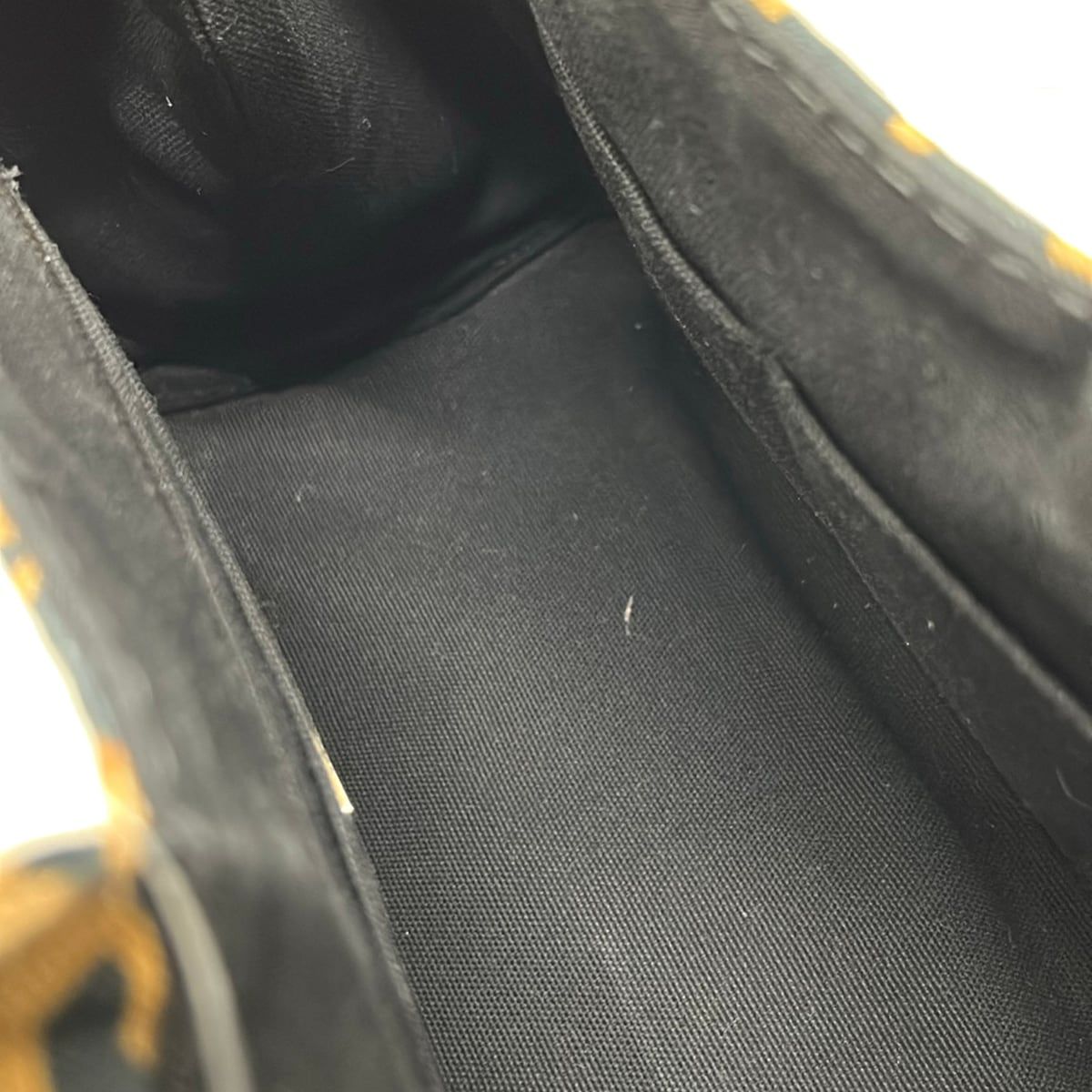 Prada Tote Canapa Light Brown Black Leopard Print — view 7