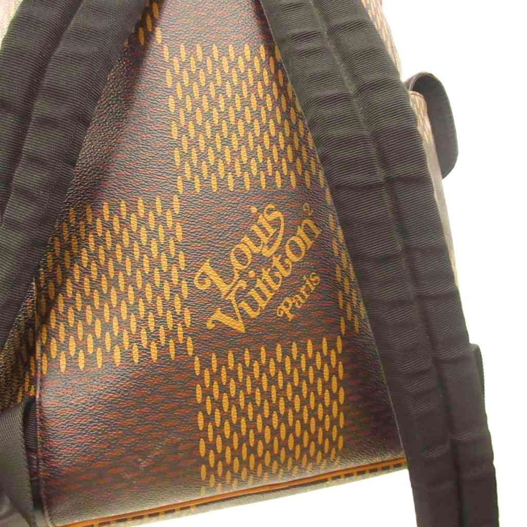 Louis Vuitton Damier Giant LV Squared Christopher MM Brown Backpack — view 7