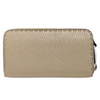 Fendi Wallet Selleria Zip Around Gray Beige Leather — view 2