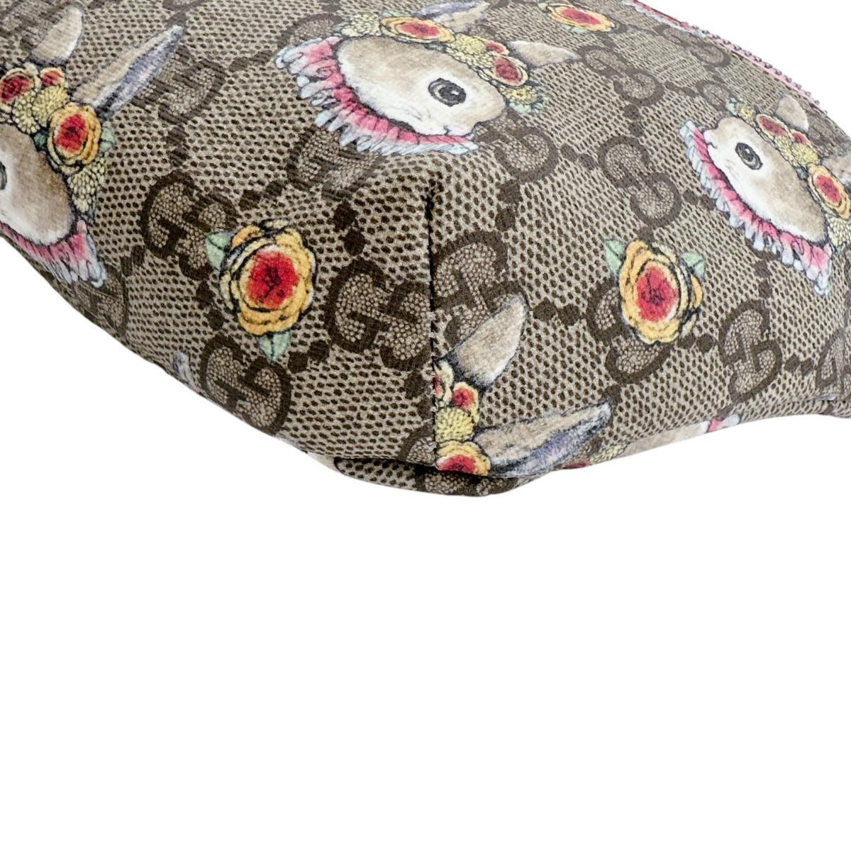 Gucci Children's GG Supreme Yuko Higuchi Waist Bag Beige — view 6