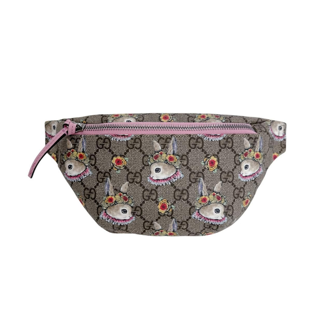 Gucci Children's GG Supreme Yuko Higuchi Waist Bag Beige — view 2