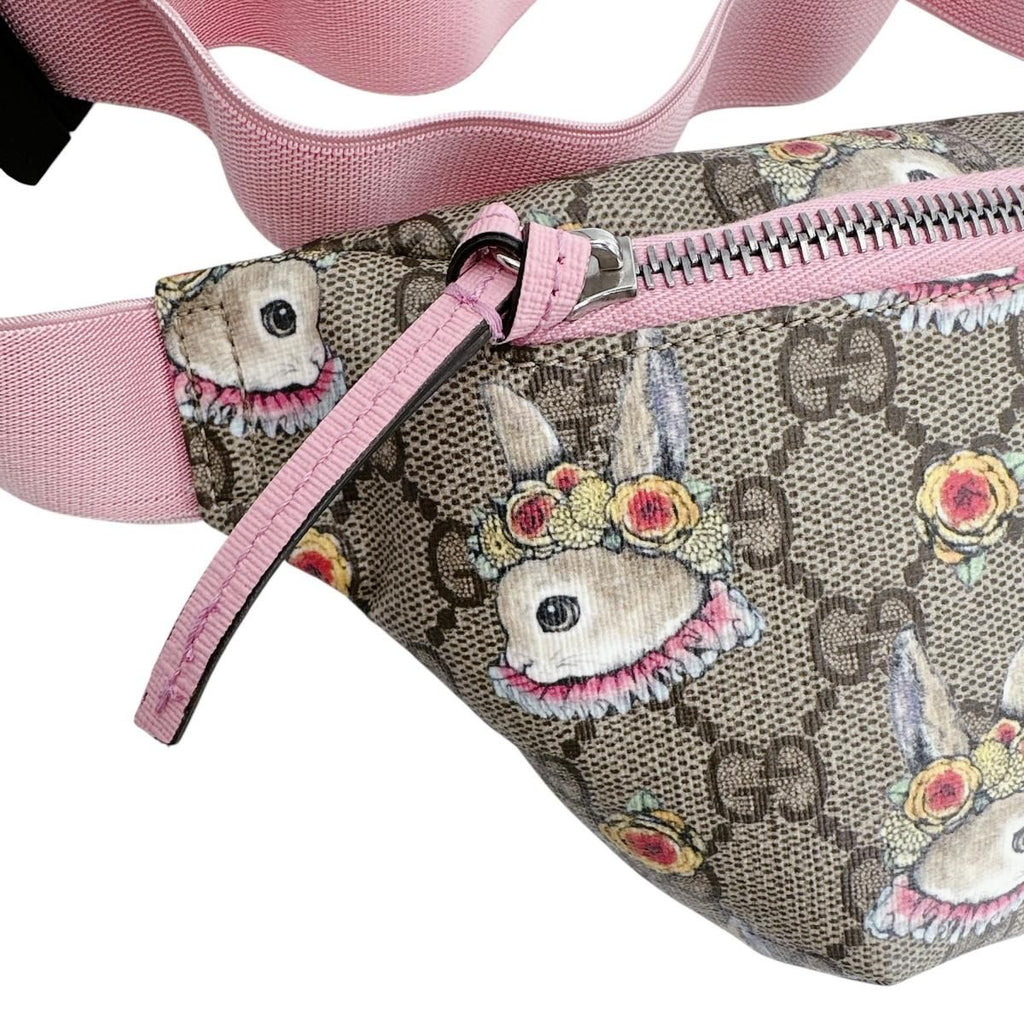 Gucci Children's GG Supreme Yuko Higuchi Waist Bag Beige — view 7