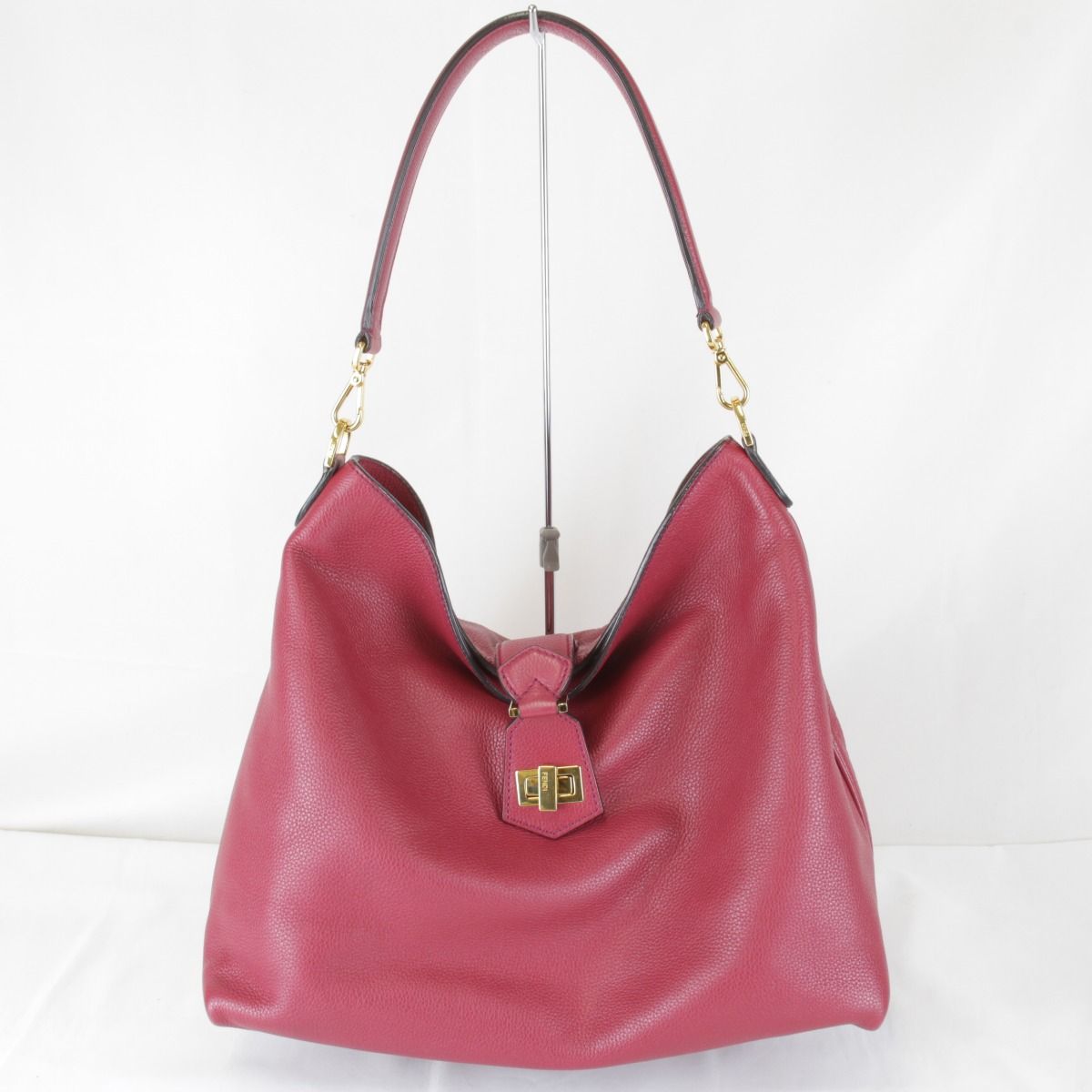 Fendi Price Endi Pink Shoulder Bag Leather