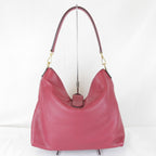 Fendi Price Endi Pink Shoulder Bag Leather — view 2