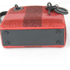 Dior Price Shoulder Bag Leather Rhinestone — view 7