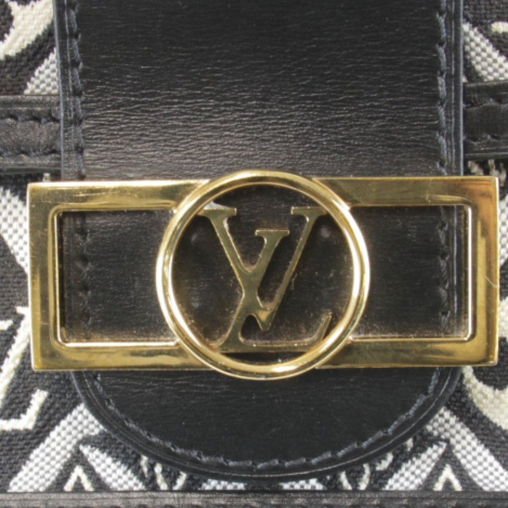 Louis Vuitton Price Jacquard Portefeuille Dauphine Shoulder Bag Canvas Leather — view 6
