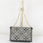 Louis Vuitton Price Jacquard Portefeuille Dauphine Shoulder Bag Canvas Leather — view 2