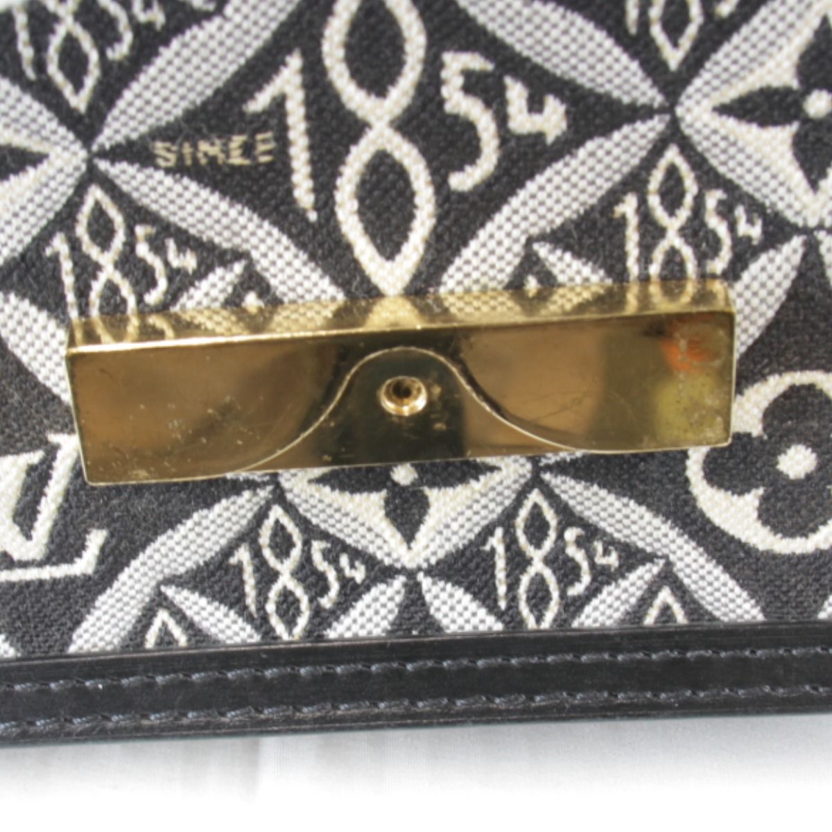 Louis Vuitton Price Jacquard Portefeuille Dauphine Shoulder Bag Canvas Leather — view 7