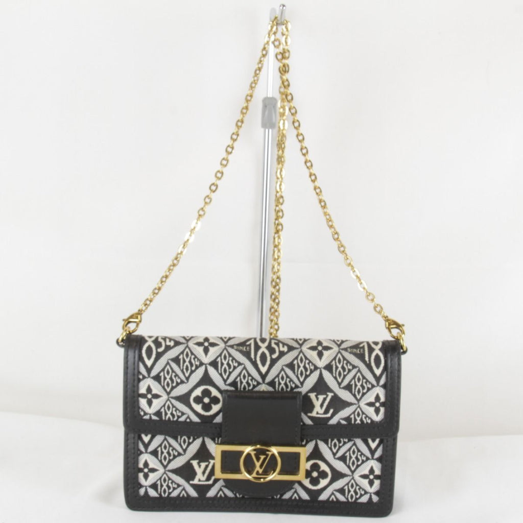 Louis Vuitton Price Jacquard Portefeuille Dauphine Shoulder Bag Canvas Leather