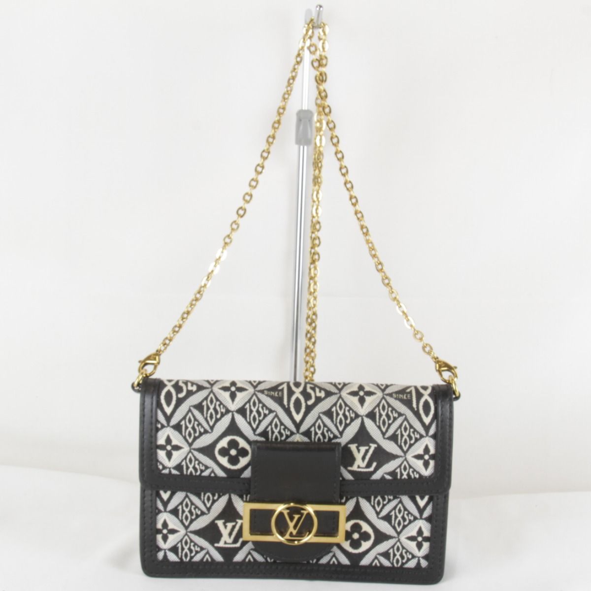 Louis Vuitton Price Jacquard Portefeuille Dauphine Shoulder Bag Canvas Leather