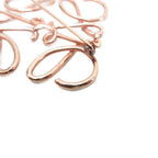 Loewe Anagram Brooch Pin Badge Logo Rose Gold — view 6