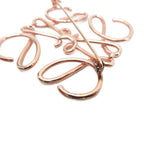 Loewe Anagram Brooch Pin Badge Logo Rose Gold — view 7