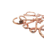 Loewe Anagram Brooch Pin Badge Logo Rose Gold — view 5