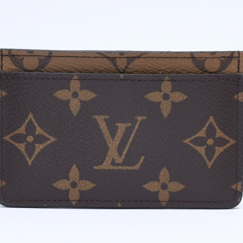 Louis Vuitton Card Case Porte Cartes Simple Monogram Brown — view 3
