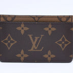 Louis Vuitton Card Case Porte Cartes Simple Monogram Brown — view 3