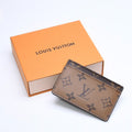 Louis Vuitton Card Case Porte Cartes Simple Monogram Brown