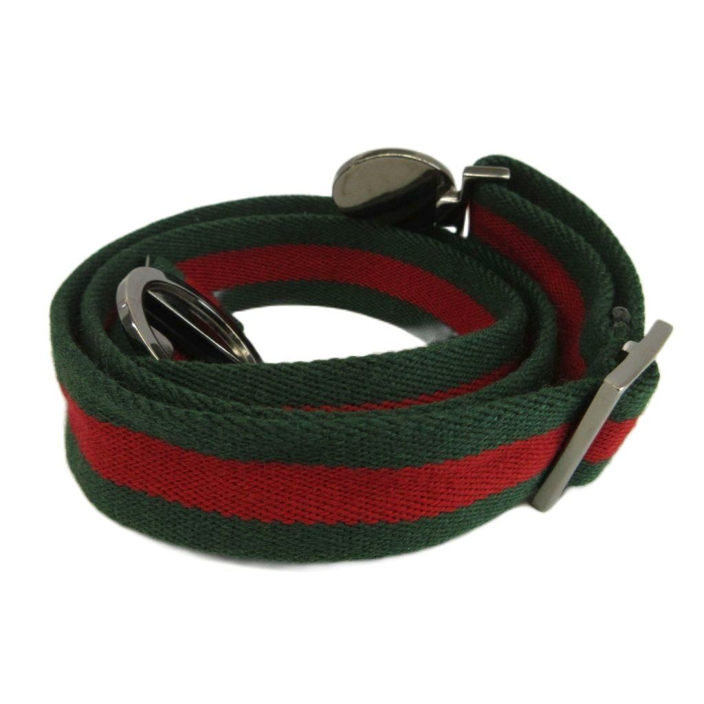 Gucci Ring Belt Canvas Sherry Line Logo Round — view 2