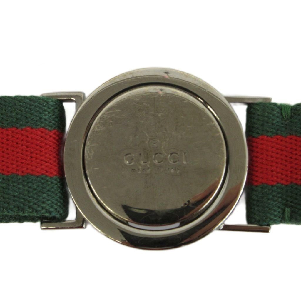 Gucci Ring Belt Canvas Sherry Line Logo Round — view 5