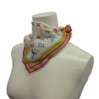 Louis Vuitton Monogram Multicolor Scarf Oval Lightweight Silk All Over Logo — view 5