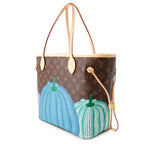 Louis Vuitton Tote Monogram Pumpkin LV Yk Neverfull MM Pouch Included Yayoi — view 2
