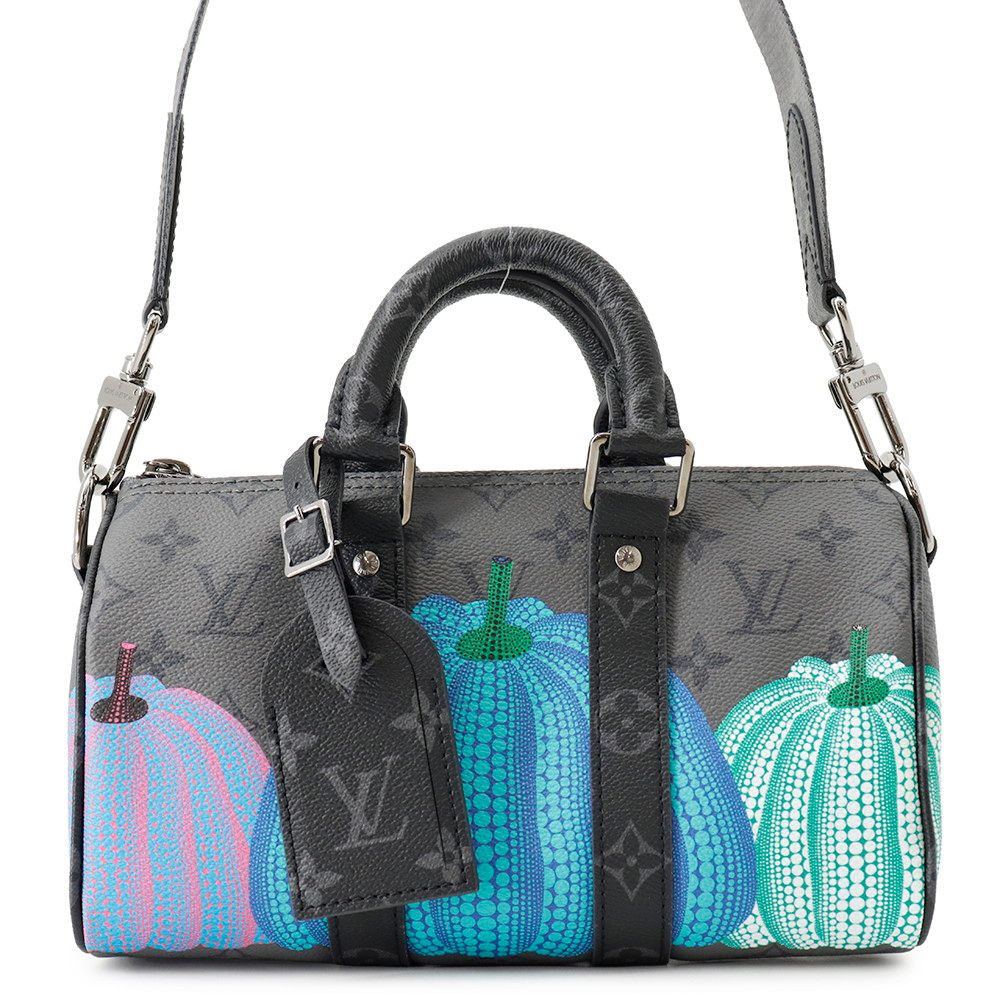 Louis Vuitton Handbag Monogram Eclipse Reverse LV Yk Keepall Bandouliere 25