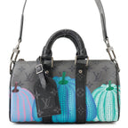 Louis Vuitton Handbag Monogram Eclipse Reverse LV Yk Keepall Bandouliere 25
