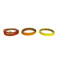 Loewe Bangle Twist Double Bracelet Orange Yellow Set