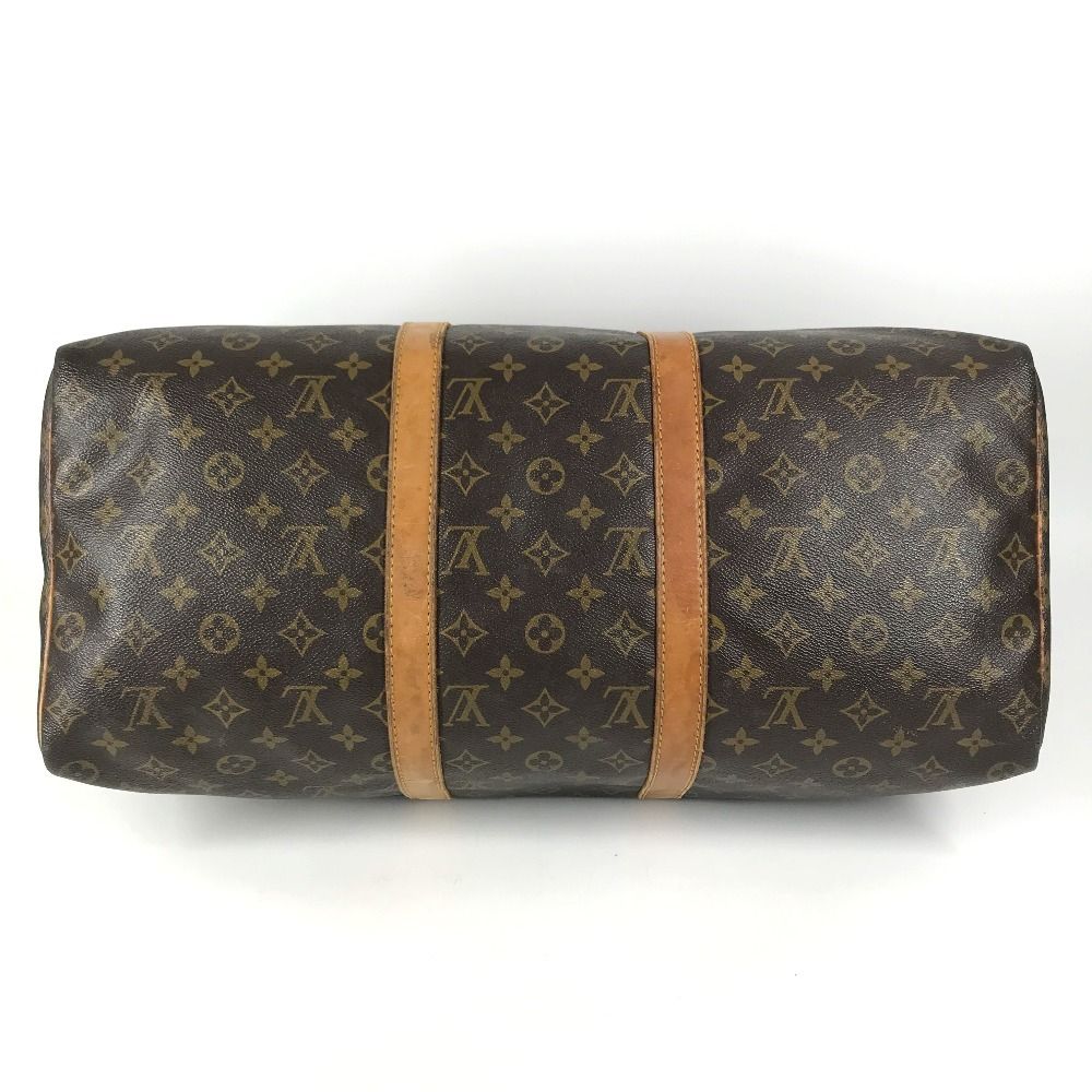Louis Vuitton Boston Bag Keepall 50 Monogram Canvas Brown — view 5