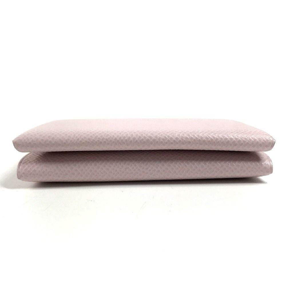 Hermes Bifold Wallet Calvi Duo Epsom Movpel Pink — view 5