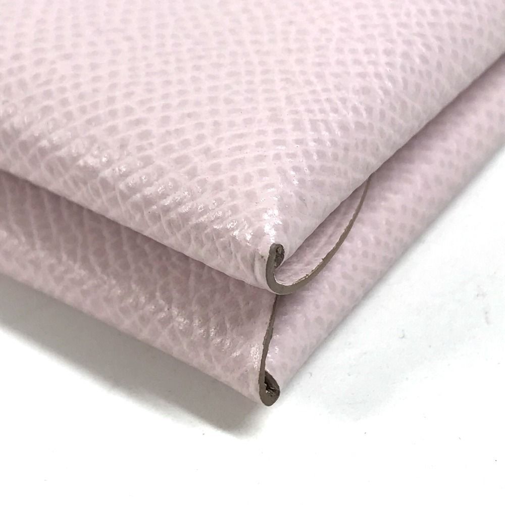 Hermes Bifold Wallet Calvi Duo Epsom Movpel Pink — view 6