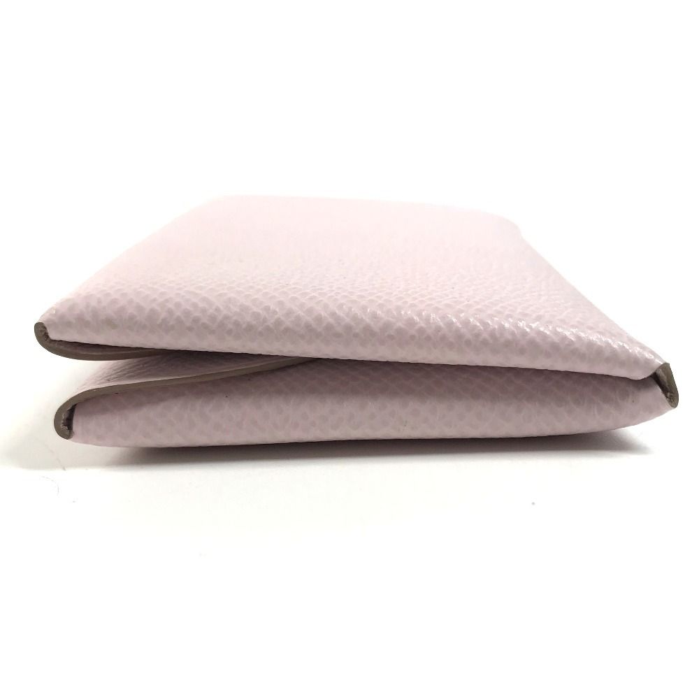 Hermes Bifold Wallet Calvi Duo Epsom Movpel Pink — view 4