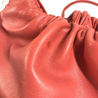 Loewe Shoulder Bag Anagram Logo Nappa Leather Red Pink — view 6