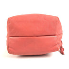 Loewe Shoulder Bag Anagram Logo Nappa Leather Red Pink — view 5
